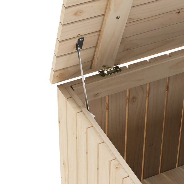 vidaXL Contenitore con Coperchio RANA 60x49x54 cm Legno Massello Pino
