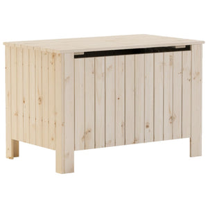 Contenitore con Coperchio RANA 80x49x54 cm Legno Massello Pino