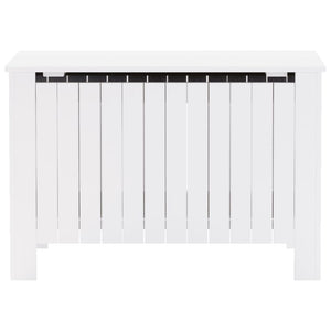 Contenitore con Coperchio RANA Bianco 80x49x54 cm Massello Pino