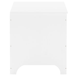 Contenitore con Coperchio RANA Bianco 80x49x54 cm Massello Pino