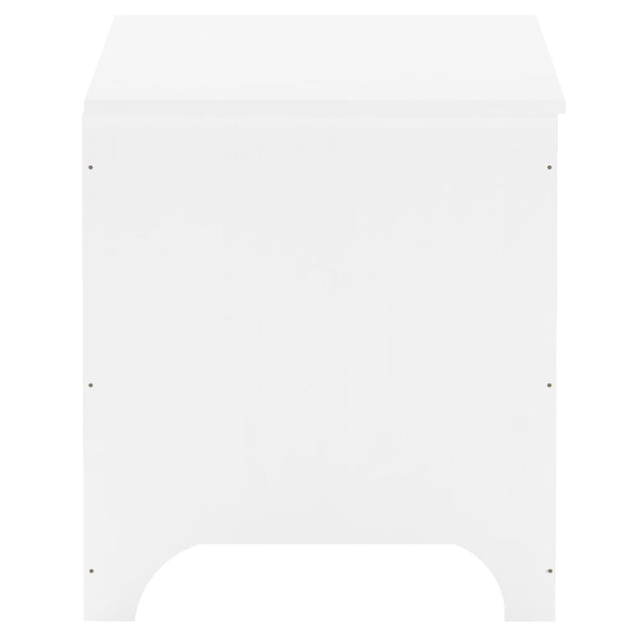 Contenitore con Coperchio RANA Bianco 80x49x54 cm Massello Pino