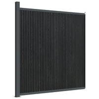 Pannello di Recinzione Grigio 173x186 cm in WPC