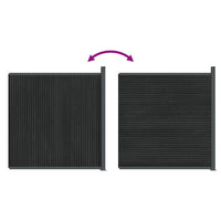 Pannello di Recinzione Grigio 173x186 cm in WPC