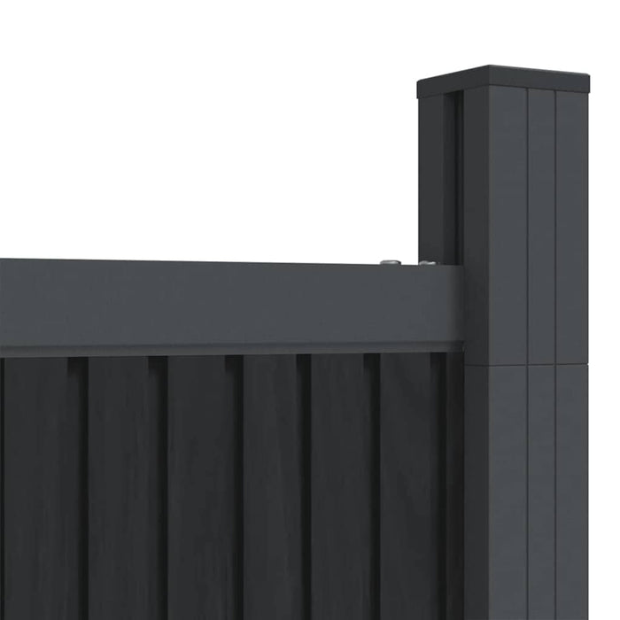 Pannello di Recinzione Grigio 173x186 cm in WPC