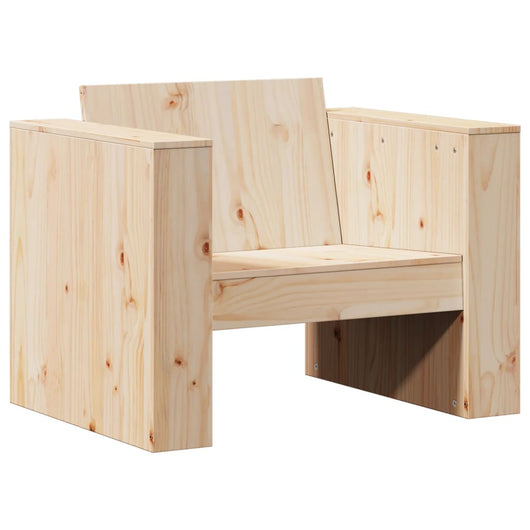 Divano da Giardino 79x60x62 cm in Legno Massello di Pino 832365