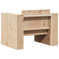 Divano da Giardino 79x60x62 cm in Legno Massello di Pino 832365