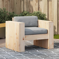 Divano da Giardino 79x60x62 cm in Legno Massello di Pino 832365
