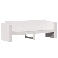 Divano Giardino 3 Posti Bianco 189x60x62 cm Legno Massello Pino 832374