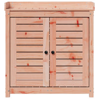 Tavolo Invaso con Ripiani 82,5x50x86,5cm Legno Massello Douglas 832420