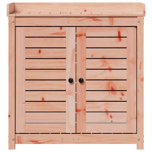 Tavolo Invaso con Ripiani 82,5x50x86,5cm Legno Massello Douglas 832420