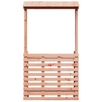 Tavolo Bar da Esterno con Tetto 112,5x57x195,5cm Legno Massello 832537