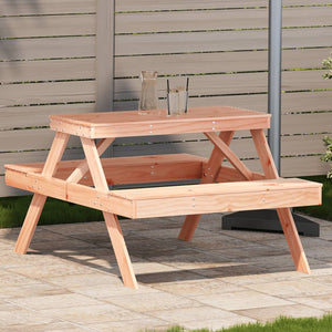 Tavolo da Picnic 105x134x75 cm in Legno Massello di Douglascod mxl 91364