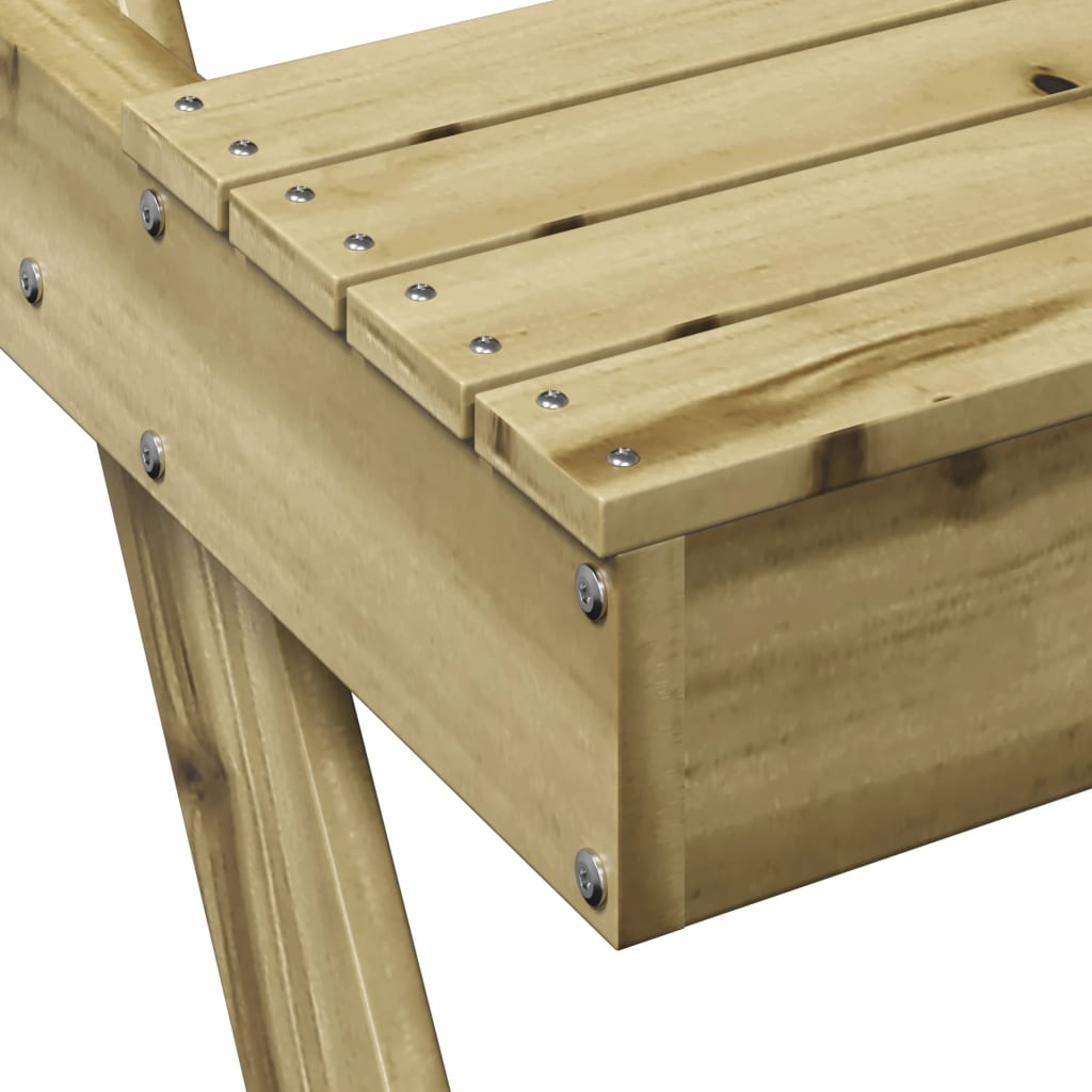 Tavolo da Picnic 105x134x75 cm in Legno Impregnato di Pino 832571