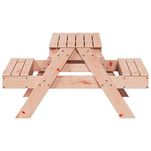 Tavolo Picnic con Sabbiera per Bambini in Massello di Douglas 832595