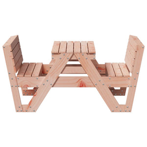 Tavolo da Picnic per Bambini 88x122x58cm Legno Massello Douglas 832604