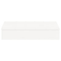 Sabbiera con Copertura Bianca 111x111x19,5 cm Massello di Pino