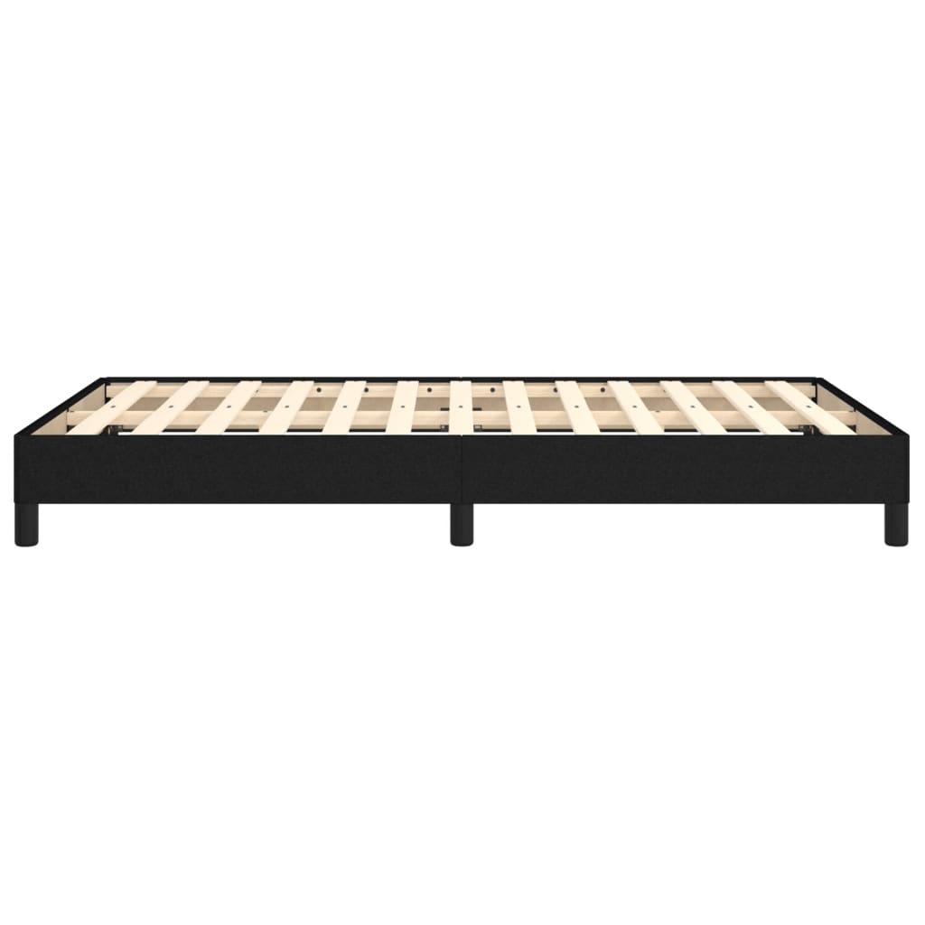 Giroletto senza Materasso-Struttura Letto Nero 120x190 cm in Tessuto 481010