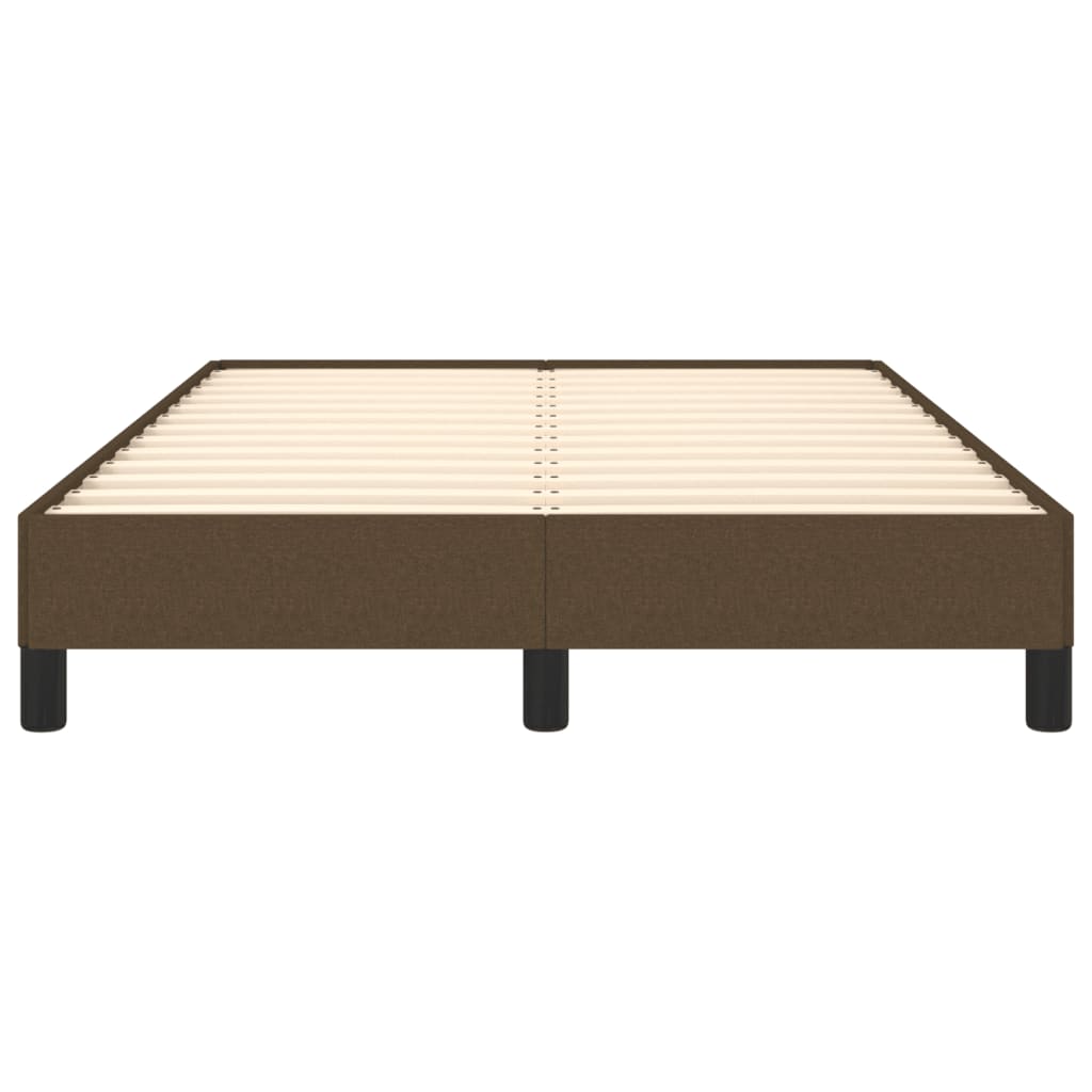 Giroletto senza Materasso-Struttura Letto Marrone Scuro 80x200 cm in Tessuto 507681