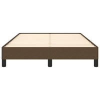 Giroletto senza Materasso-Struttura Letto Marrone Scuro 80x200 cm in Tessuto 507681