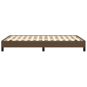 Giroletto senza Materasso-Struttura Letto Marrone Scuro 80x200 cm in Tessuto 507681