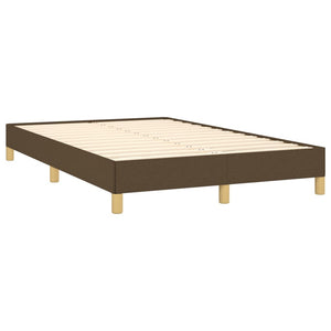 Giroletto senza Materasso-Struttura Letto Marrone Scuro 80x200 cm in Tessuto 600753