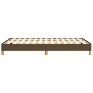 Giroletto senza Materasso-Struttura Letto Marrone Scuro 80x200 cm in Tessuto 600753