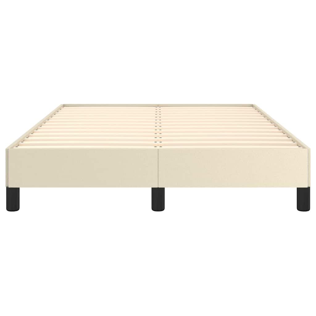 Giroletto senza Materasso-Struttura Letto Crema 120x190 cm Similpelle 155958
