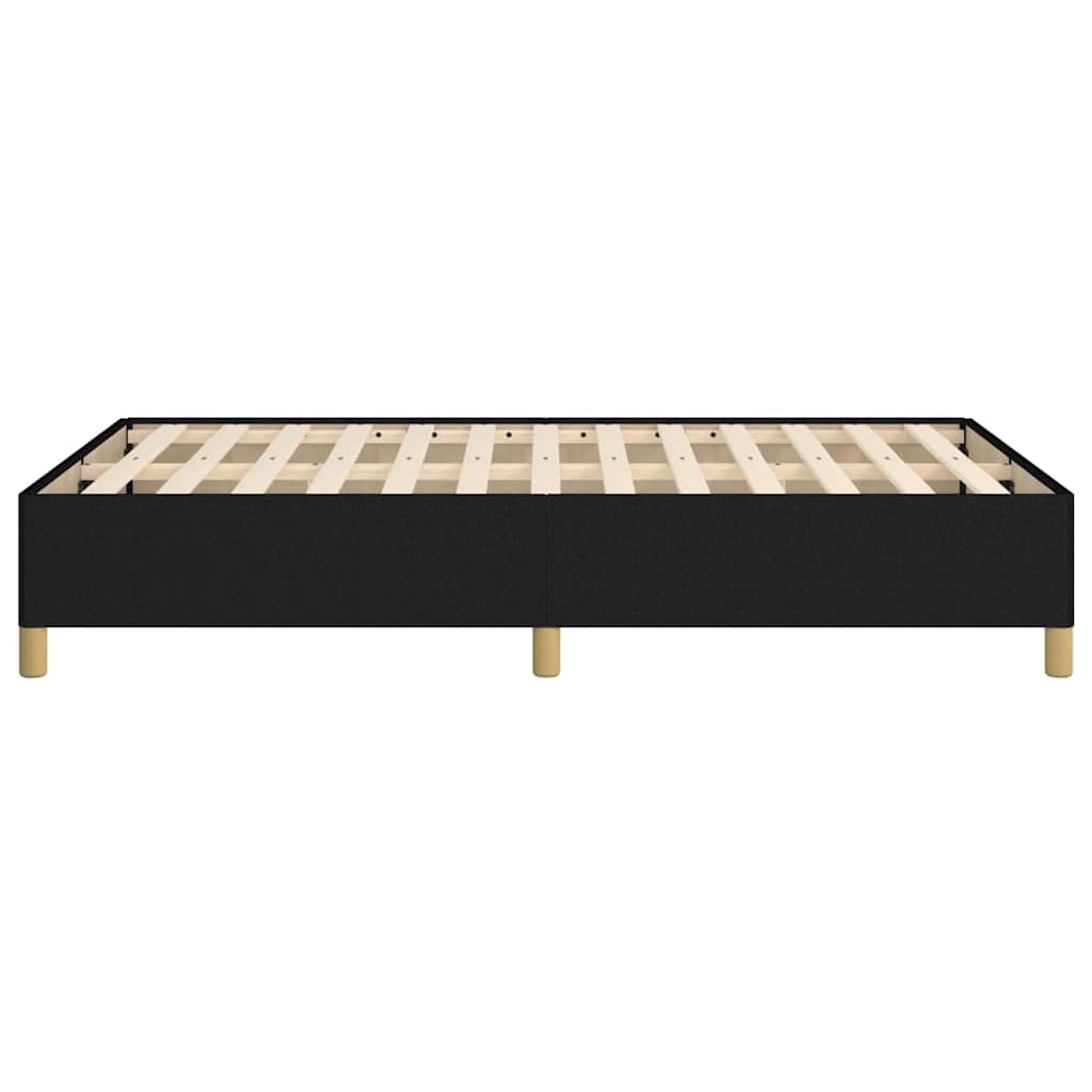 Giroletto senza Materasso-Struttura Letto Nero 120x190 cm in Tessuto 711097