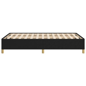 Giroletto senza Materasso-Struttura Letto Nero 120x190 cm in Tessuto 711097