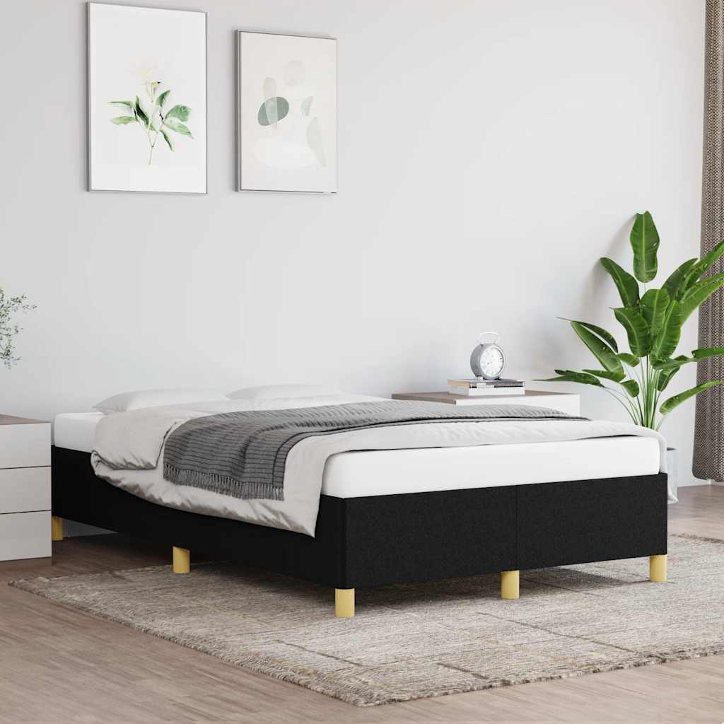 Giroletto senza Materasso-Struttura Letto Nero 120x190 cm in Tessuto 711097