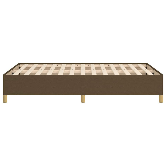 Giroletto senza Materasso-Struttura Letto Marrone Scuro 80x200 cm in Tessuto 624705