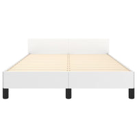 Giroletto senza Materasso Bianco 120x190 cm Similpelle 379542