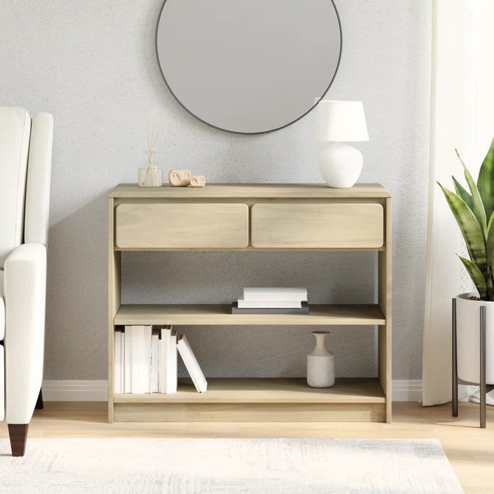 Tavolo Consolle SAUDA Rovere 89,5x36,5x73cm Legno Massello Pino