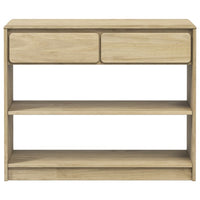 Tavolo Consolle SAUDA Rovere 89,5x36,5x73cm Legno Massello Pino