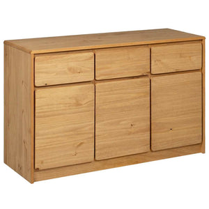 Credenza SAUDA Rovere 114x43x75,5 cm in Legno Massello di Pino 377601
