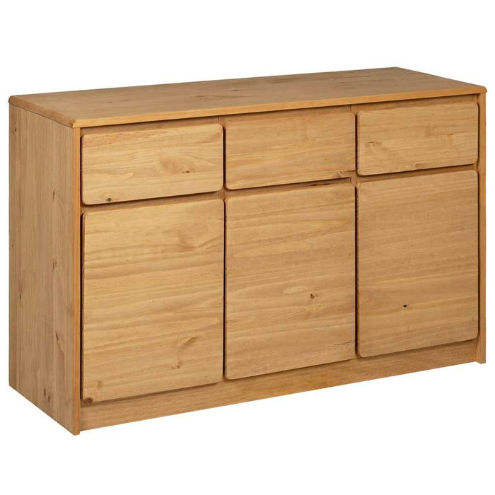Credenza SAUDA Rovere 114x43x75,5 cm in Legno Massello di Pino 377601