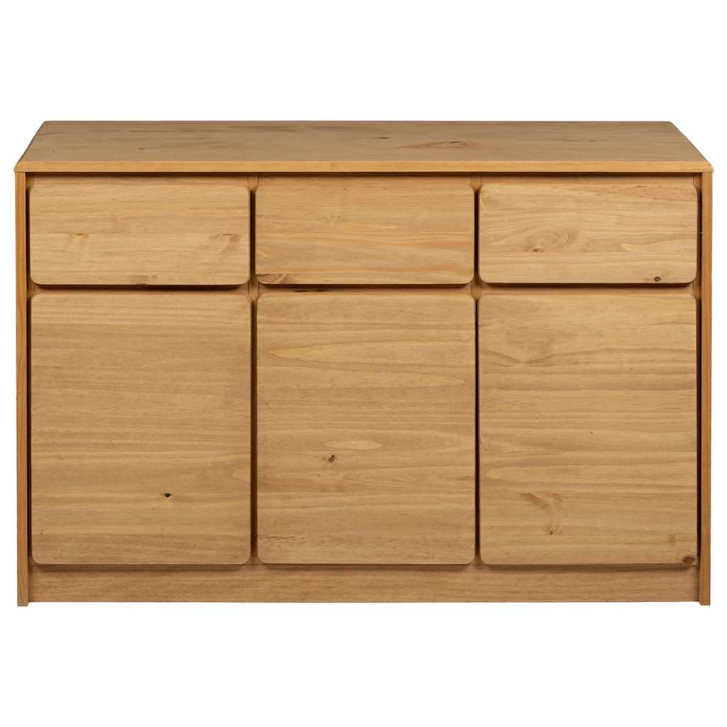 Credenza SAUDA Rovere 114x43x75,5 cm in Legno Massello di Pino 377601