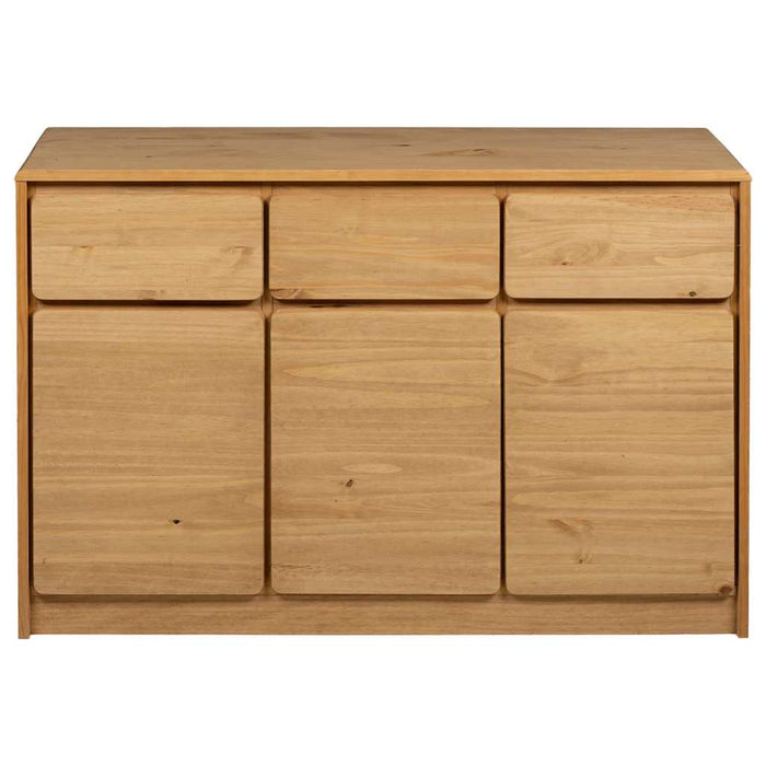 Credenza SAUDA Rovere 114x43x75,5 cm in Legno Massello di Pino 377601