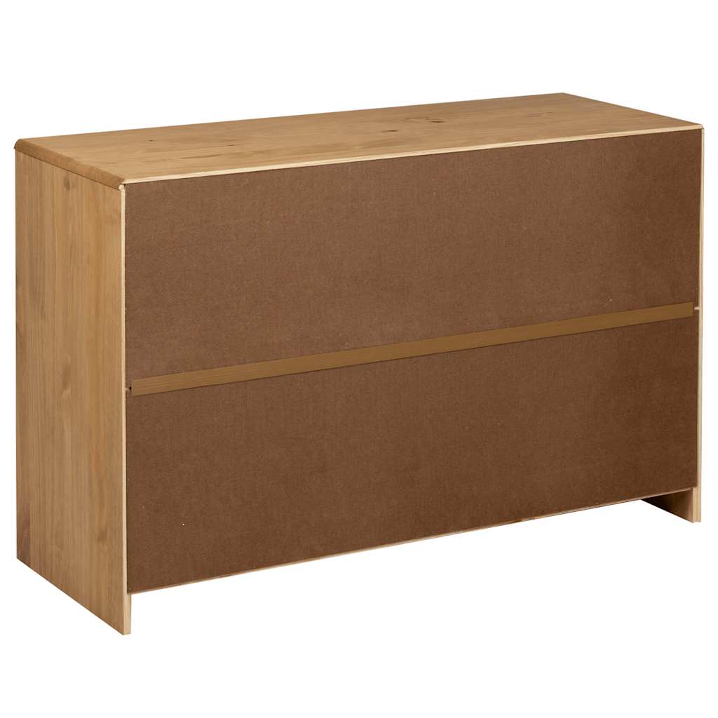 Credenza SAUDA Rovere 114x43x75,5 cm in Legno Massello di Pino 377601