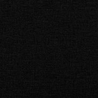 Poggiapiedi Nero 77x55x31 cm in Tessuto 379555