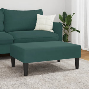 Poggiapiedi Verde Scuro 77x55x31 cm in Vellutocod mxl 92780