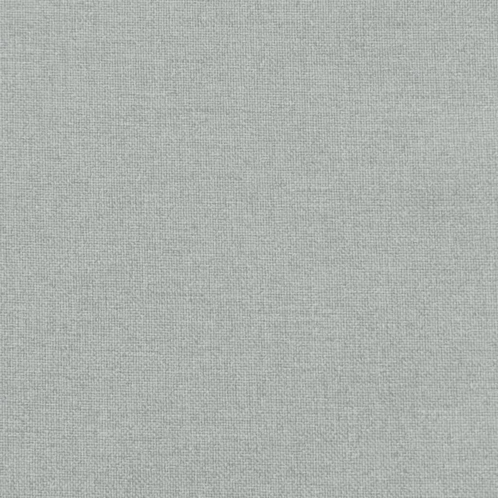 Cuscini Sedia Schiena Bassa 4 pz Grigio Mélange 100x50x4 cm