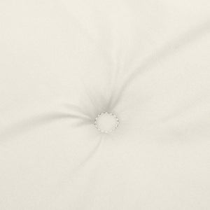 Cuscini Sedia Schiena Bassa 2 pz Crema Mélange 100x50x4 Tessuto 4002451