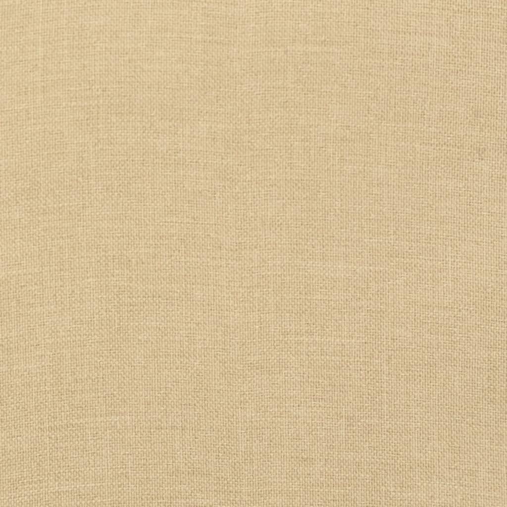 Cuscini Sedia Schiena Bassa 4 pz Beige Mélange 100x50x4 Tessuto 4002455