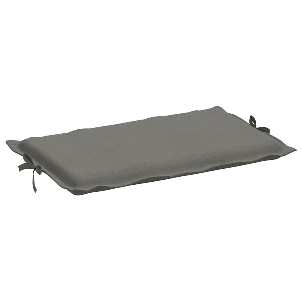 Cuscino per Lettino Prendisole Grigio Scuro Mélange 186x58x4cm 4002477