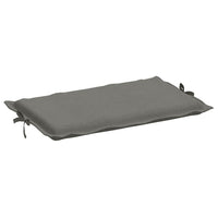 Cuscino per Lettino Prendisole Grigio Scuro Mélange 186x58x4cm 4002477