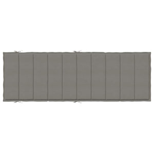 Cuscino per Lettino Prendisole Grigio Scuro Mélange 186x58x4cm 4002477
