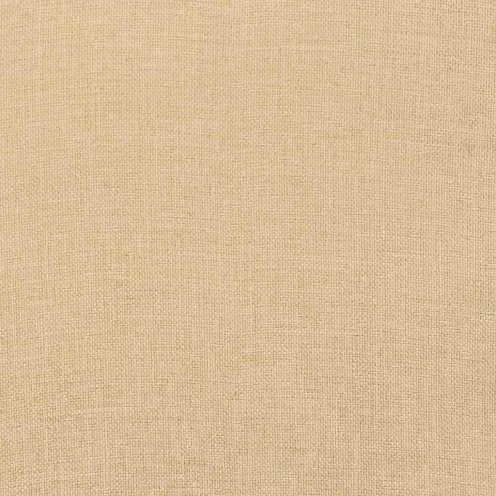 Cuscino per Lettino Prendisole Beige Mélange 186x58x3cm Tessuto 4002479