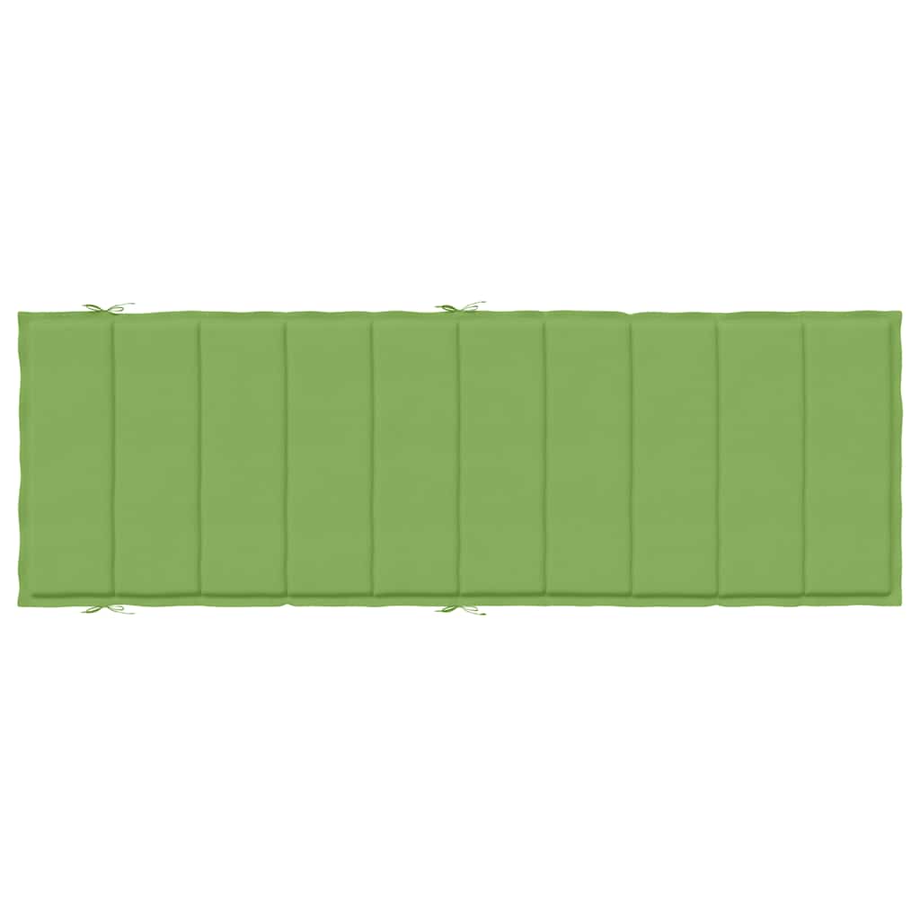 Cuscino per Lettino Prendisole Verde Mélange 186x58x4cm Tessuto 4002481