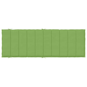 Cuscino per Lettino Prendisole Verde Mélange 186x58x4cm Tessuto 4002481